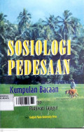 sosiologi pedesaan : kumpulan bacaan