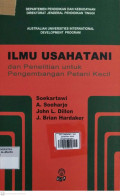 Ilmu usahatani : dan penelitian untuk pengembangan petani kecil